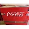 Image 1 : CHEST TYPE COOLER (COCA-COLA) *36" X 42" X 26"* (NOT RESTORED) *PLEASE NOTE BIDS WILL START AT $100 