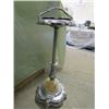 Image 1 : SMOKE STAND WITH ASHTRAY (MARBLE BASE) *ANTIQUE*