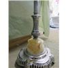 Image 2 : SMOKE STAND WITH ASHTRAY (MARBLE BASE) *ANTIQUE*