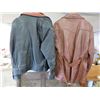 Image 3 : LOT OF 2 LEATHER JACKETS (RETRO) *BLACK-40" WAIST, 26" SLEEVES, 25" SHOULDERS-BROWN-48" WAIST, 25" S