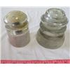 Image 6 : LOT OF INSULATORS (2 PURPLE ONES CHIPPED)
