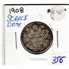 Image 1 : 1908 SCARCE DATE 25 CENT