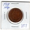 Image 1 : 1918 LARGE CENT GOOD CONDITION