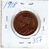 Image 2 : 1918 LARGE CENT GOOD CONDITION