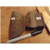 Image 2 : PRIMITIVE ANTIQUE HAND FORGED? 6” BY 5 “ BROADHEAD AXE HEAD