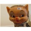 Image 3 : 1940’S STUFFED CAT PLASTIC FACE