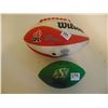 Image 1 : WILSON’S SMALLER CFL PRO SPIRAL AND MINI ROUGHRIDERS FOOTBALL