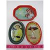Image 1 : COCA-COLA  SET OF 3 "1978" TIP TRAYS