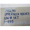 Image 2 : 1991/1993 UPPERDECK HOCKEY CARDS, LOW # SET 1-440