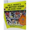 Image 2 : 1990-1991 HOCKEY'S 100 HOTTEST STARS AND RISING STARS & 2 MINI STICKS- JUNIOR'S SET WORLD RECORD 199
