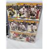 Image 5 : FULL BINDER OF NFL HOCKEY CARDS-PRO SET NHL PHOTO AND STAT CARDS- BOSTON BRUINS, CHICAGO BLACKHAWKS,