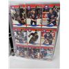 Image 7 : FULL BINDER OF NFL HOCKEY CARDS-PRO SET NHL PHOTO AND STAT CARDS- BOSTON BRUINS, CHICAGO BLACKHAWKS,