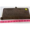 Image 1 : CAST IRON MOWER LID (FROST AND WOOD) *SMITH'S FALLS CANADA*