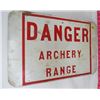 Image 2 : SIGN (DANGER ARCHERY RANGE)