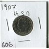 Image 1 : FIVE CENT COIN (USA, BARBER) *1907*