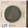 Image 1 : FIFTY CENT COIN ( CANADA) * 1937*