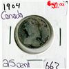 Image 1 : TWENTY FIVE CENT COIN (CANADA)*1904*