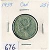 Image 1 : TWENTY FIVE CENT COIN (CANADA)*1939*