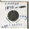 Image 1 : CANADA TEN CENT COIN (1870)