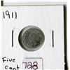 Image 1 : CANADA FIVE CENT COIN (1911)