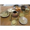 Image 1 : LOT OF COPPER, BRASS AND SOME SILVER ITEMS