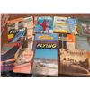 Image 1 : LOT OF MAGAZINES  AND MISC BOOKS (VINTAGE) *HOT ROD, FLYING, ETC)