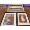 Image 1 : LOT OF 3 VINTAGE PICTURES