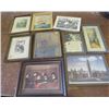 Image 1 : LOT OF 9 PICTURES AND PRINTS