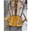 Image 1 : SMALL TODDLER ROCKING CHAIR (WOOD) *VINTAGE*