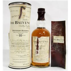 750ML BOTTLE OF THE BALVENIE FOUNDERS RESERVE