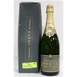 750ML BOTTLE OF DEUTZ AY-FRANCE CHAMPAGNE