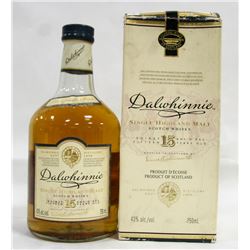 750ML BOTTLE OF DALWHINNIE SINGLE HIGHLAND