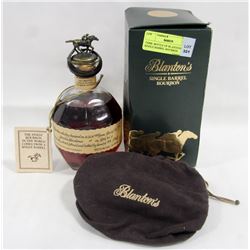 750ML BOTTLE OF BLANTONS SINGLE BARREL BOURBON