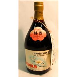 GEKKEIKAN JAPANESE PLUM WINE (SAKE) 750ML. 13% ALC