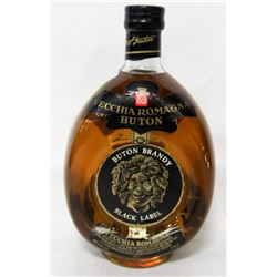 VECCHIA ROMAGNA BUTON BRANDY 750ML 40% ALCOHOL.
