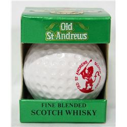 1982 OLD ST. ANDREWS SCOTCH WHISKEY GOLF BALLS.