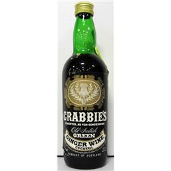 CRABBIES ODL SCOTTISH GREEN GINGER WINE 13.5% 370M