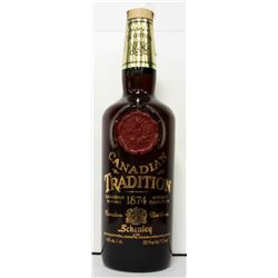CANADIAN TRADITION SCHENLEY WHISKY 710ML 40%