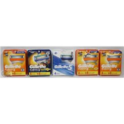 BAG OF ASSORTED RAZOR BLADE REPLACEMENT HEADS