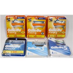 BAG OF ASSORTED RAZOR BLADE REPLACEMENT HEADS