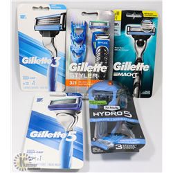 BAG OF ASSORTED RAZORS