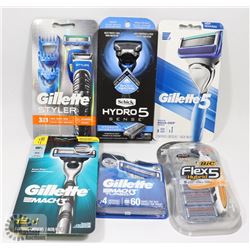 BAG OF ASSORTED RAZORS