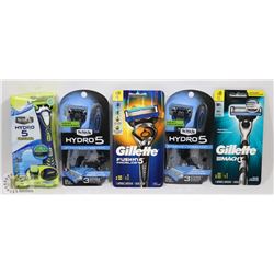 BAG OF ASSORTED RAZORS