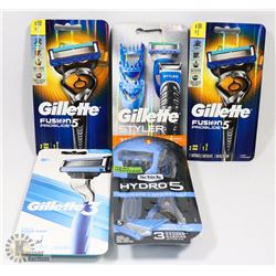 BAG OF ASSORTED RAZORS