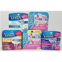 BAG OF ASSORTED REPLACEMENT RAZOR HEADS