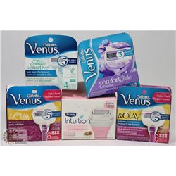 BAG OF ASSORTED REPLACEMENT RAZOR HEADS