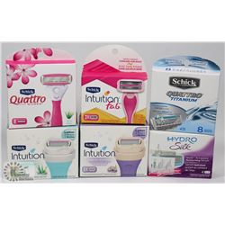 BAG OF ASSORTED REPLACEMENT RAZOR HEADS