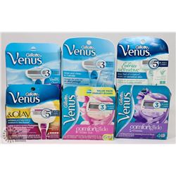 BAG OF ASSORTED REPLACEMENT RAZOR HEADS