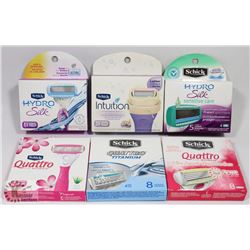 BAG OF ASSORTED REPLACEMENT RAZOR HEADS