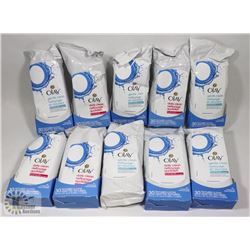 BAG OF ASSORTED OLAY TEXTURED CLOTHS